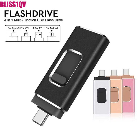 MEMORIA USB 4 EN 1: TRANSFIERE DATOS SIN LÍMITES