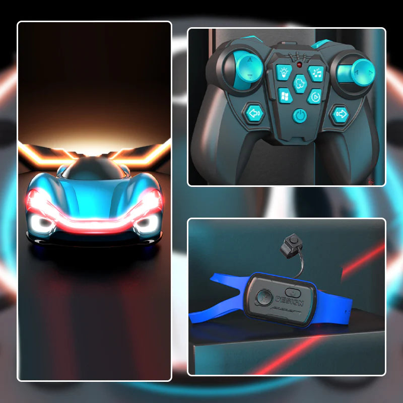 COCHE ACROBÁTICO SPRAY CONTROL REMOTO CON SENSOR DE GESTOS